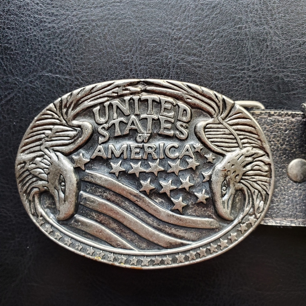 Belt Buckle-United States of America Double Eagle